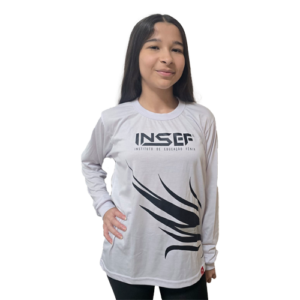 Camiseta de Manga comprida Preta ou Branca (Unissex)